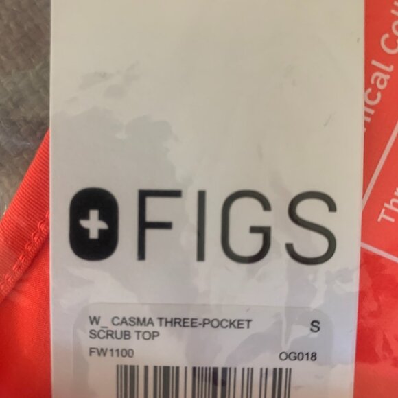 FIGS Women's Casma Three-Pocket Scrub Top Small NWT - Picture 3 of 3